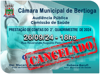 Cancelamento de Audiência Pública da Saúde 