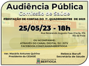 Audiência Pública da Saúde - 25/05/2023