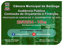 Audiência Pública Finanças - 29/02/2023