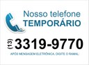 Telefone temporário da Câmara